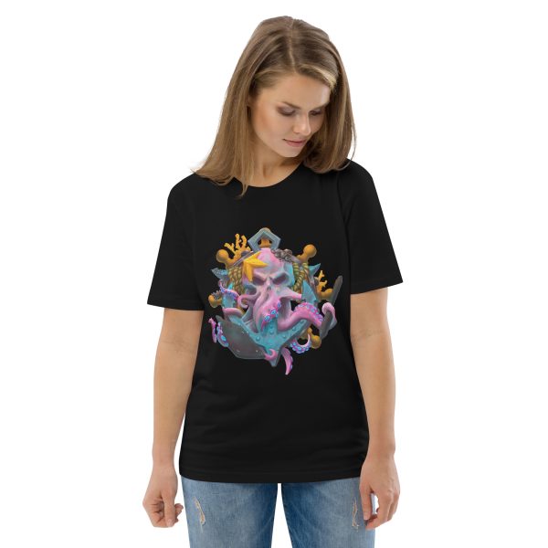 Camiseta de algodón orgánico unisex trazomar - Imagen 2