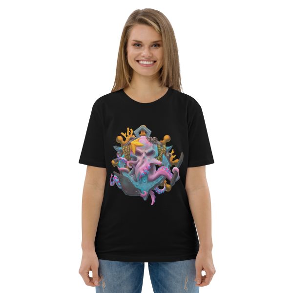 Camiseta de algodón orgánico unisex trazomar