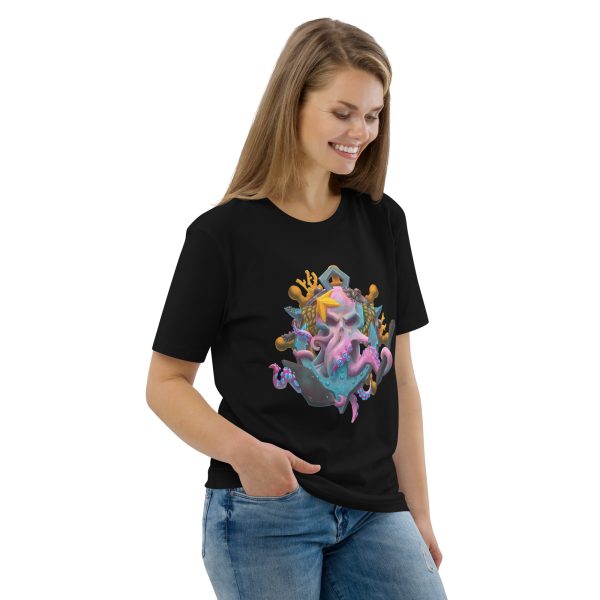 Camiseta de algodón orgánico unisex trazomar - Imagen 6
